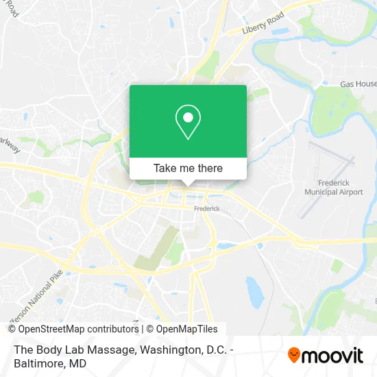 The Body Lab Massage map