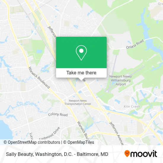Sally Beauty map