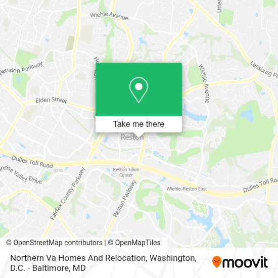 Northern Va Homes And Relocation map