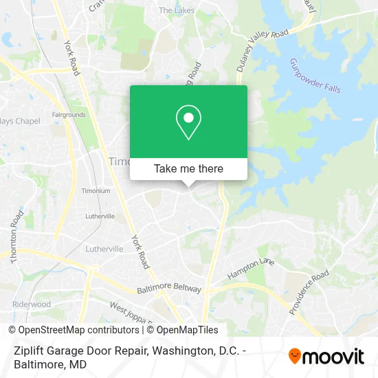 Ziplift Garage Door Repair map