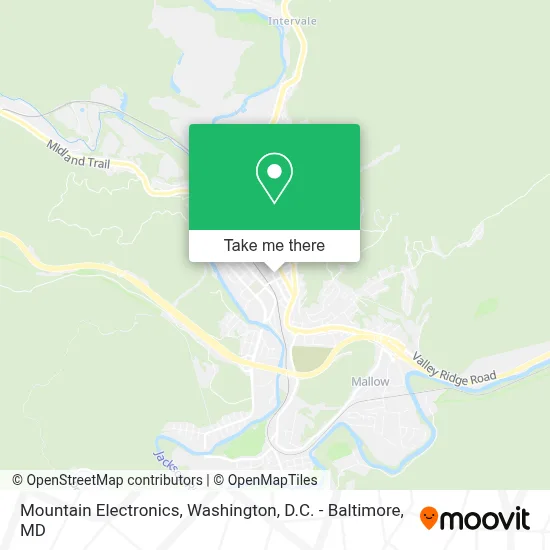 Mountain Electronics map