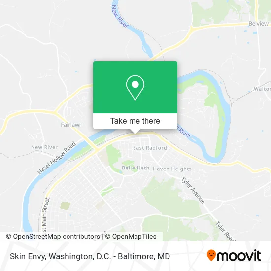Skin Envy map