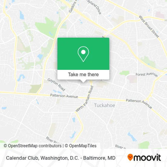 Calendar Club map