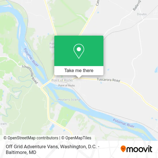Off Grid Adventure Vans map