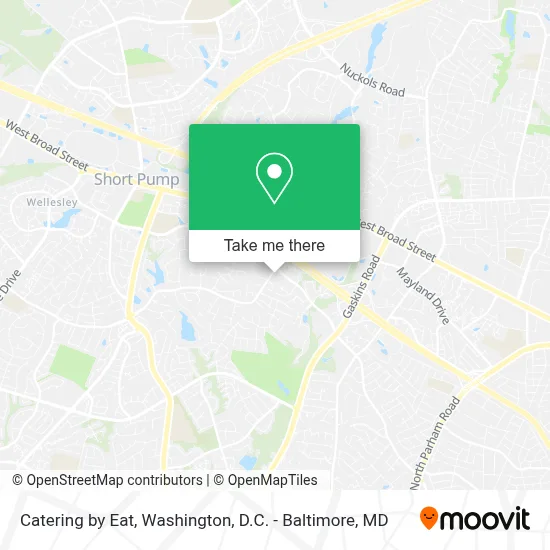 Catering by Eat map