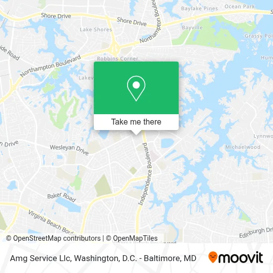 Amg Service Llc map