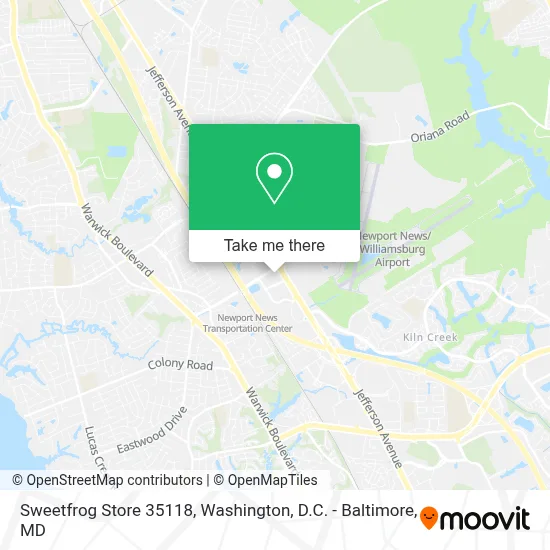 Sweetfrog Store 35118 map
