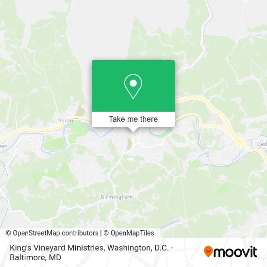 King's Vineyard Ministries map