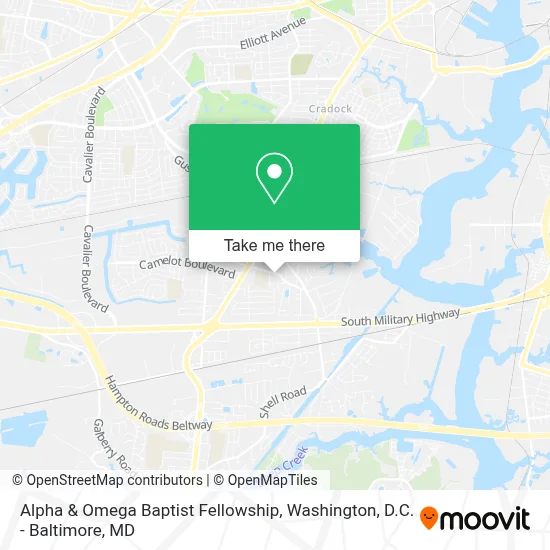 Alpha & Omega Baptist Fellowship map