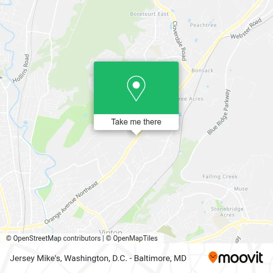 Jersey Mike's map