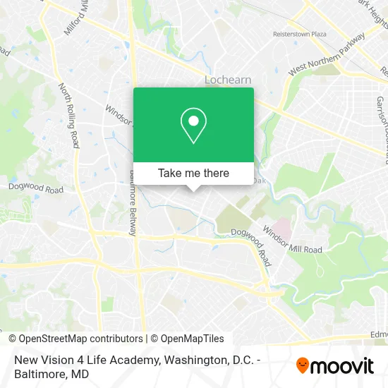 New Vision 4 Life Academy map