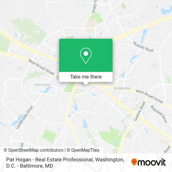 Pat Hogan - Real Estate Professional map