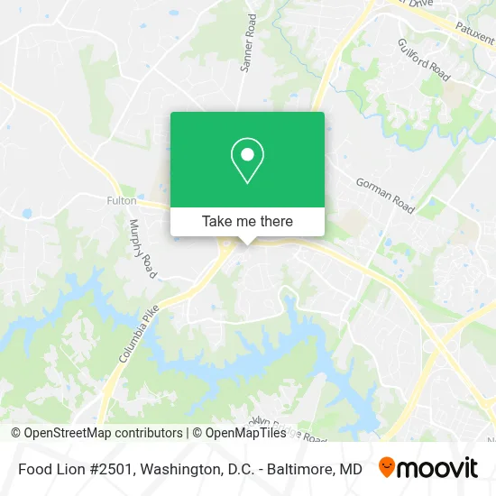 Food Lion #2501 map