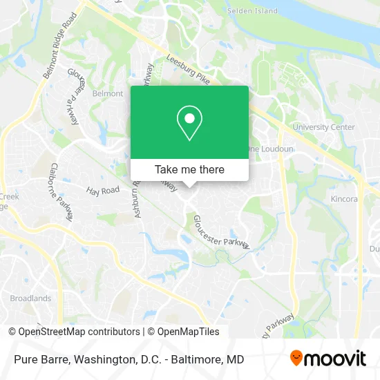 Pure Barre map
