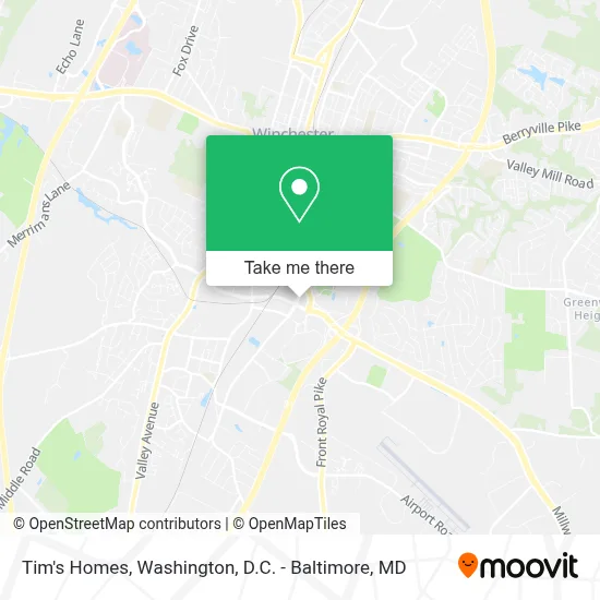 Tim's Homes map