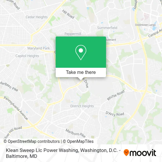 Klean Sweep Llc Power Washing map
