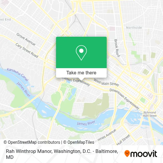 Rah Winthrop Manor map