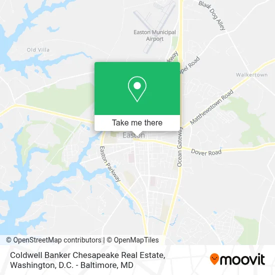 Coldwell Banker Chesapeake Real Estate map