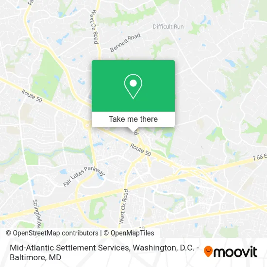 Mid-Atlantic Settlement Services map