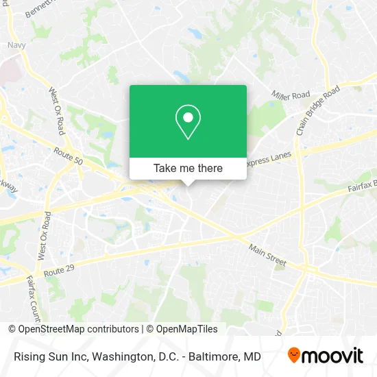 Rising Sun Inc map
