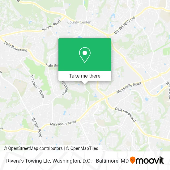 Rivera's Towing Llc map