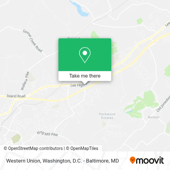 Western Union map