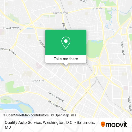 Quality Auto Service map
