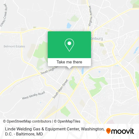 Linde Welding Gas & Equipment Center map