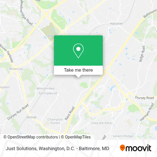 Just Solutions map