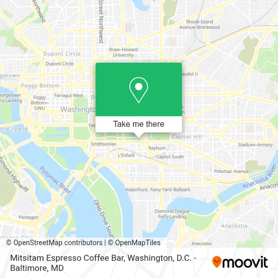 Mitsitam Espresso Coffee Bar map