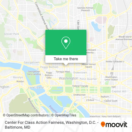 Center For Class Action Fairness map