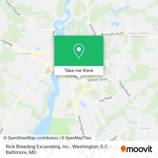 Rick Breeding Excavating, Inc. map