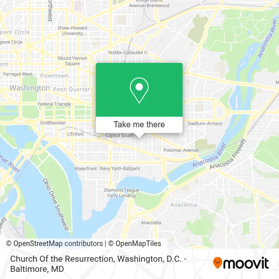 Church Of the Resurrection map