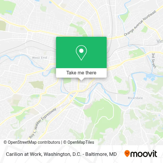 Carilion at Work map