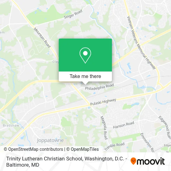 Trinity Lutheran Christian School map