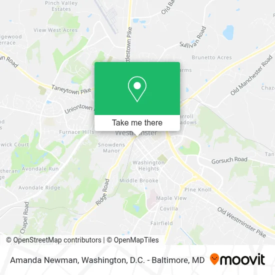 Amanda Newman map