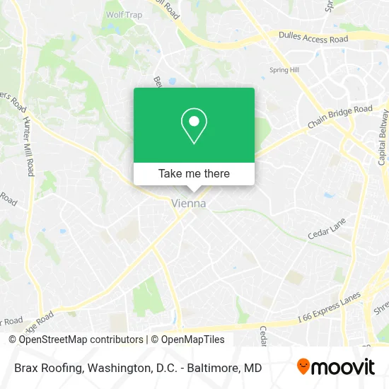 Brax Roofing map