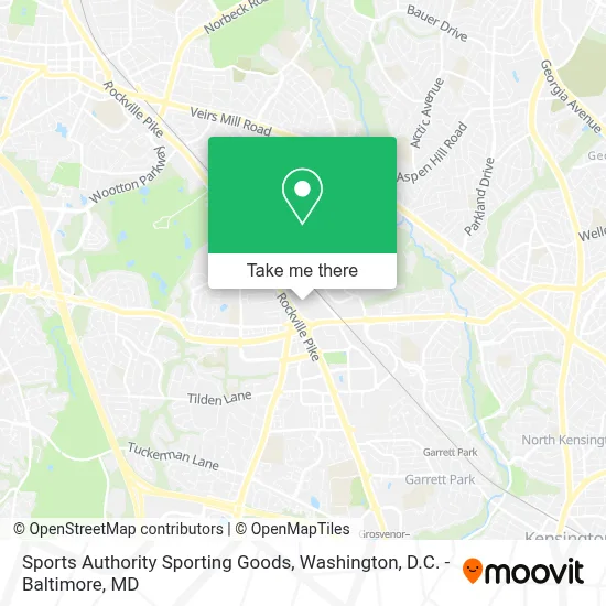 Sports Authority Sporting Goods map