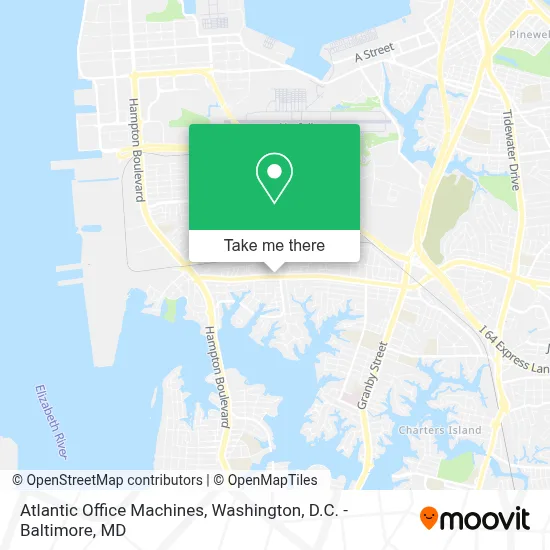 Atlantic Office Machines map
