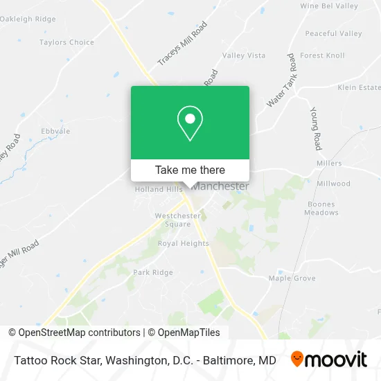 Tattoo Rock Star map
