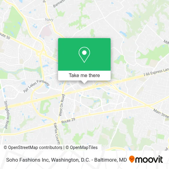 Soho Fashions Inc map