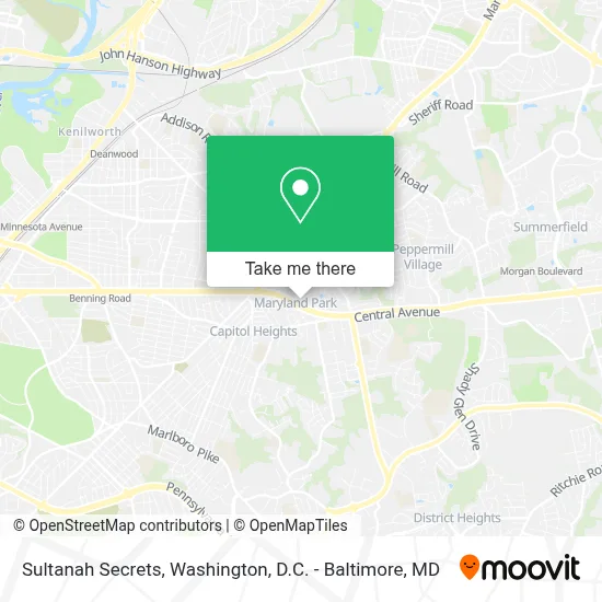 Sultanah Secrets map