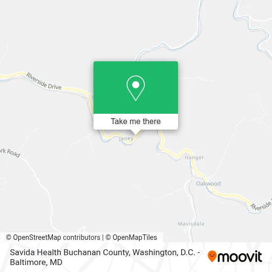 Savida Health Buchanan County map