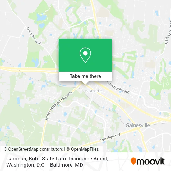 Garrigan, Bob - State Farm Insurance Agent map