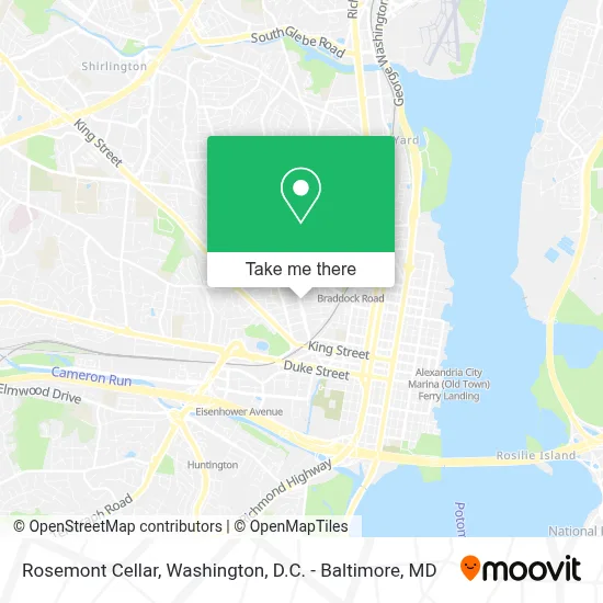 Rosemont Cellar map