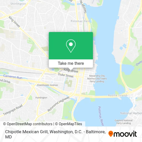 Chipotle Mexican Grill map