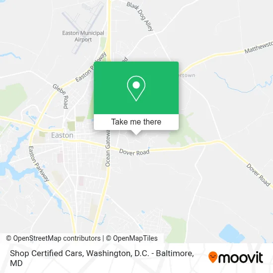Shop Certified Cars map
