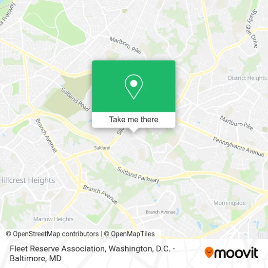Fleet Reserve Association map