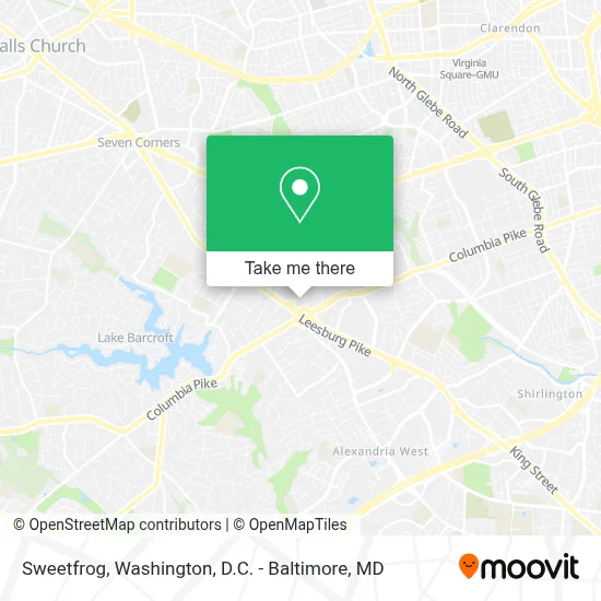Sweetfrog map