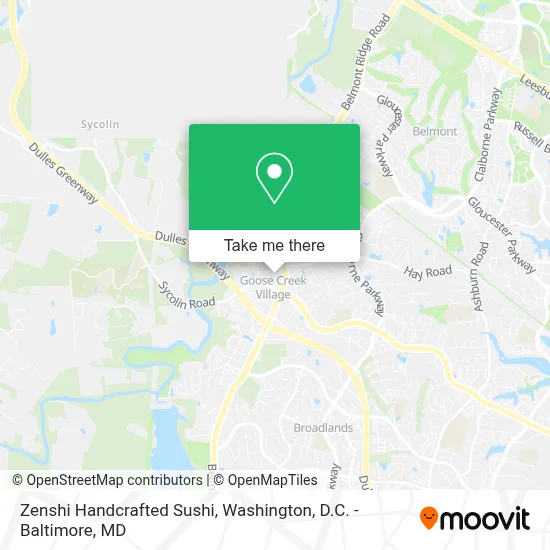 Zenshi Handcrafted Sushi map